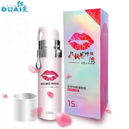 DUAI Intense Orgasmic Gel 15ml Sex Drops Exciter Orgasm Spray for Women Female Libido Sexual Enhancement Aphrodisiac Liquid