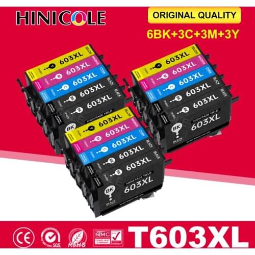 Hinicole 603xl T603 E603 603 XL Replace for Epson Ink Cartridge for Epson Printer XP2100 XP2105 XP3100 WF-2830 XP4100 WF-2835