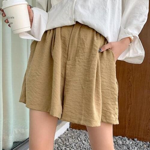 Женские шорты с высокой талией Johnature China At AliExpress