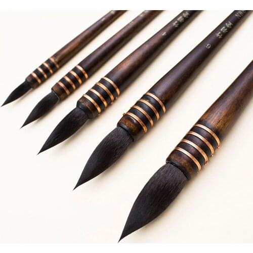 Watercolor brushes professional Gouache Wash Mop Art painting brush for artists Supplies Round Extra-fine Fiber hair (synthetic)