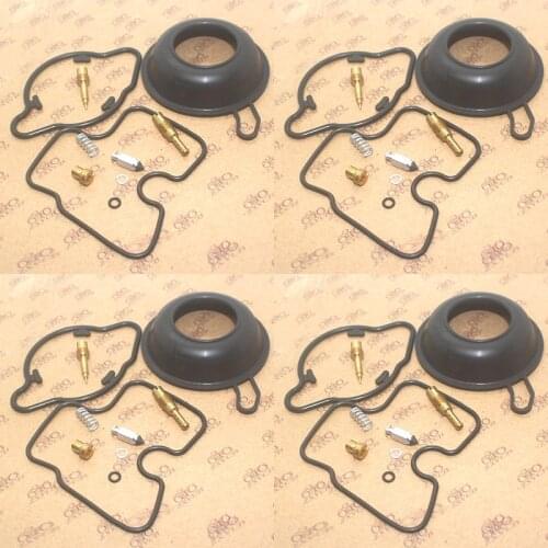 4SET motorcycle carburetor repair kit For HONDA CB1000F 1993-1996 CB1000 F Plunger vacuum diaphragm Float