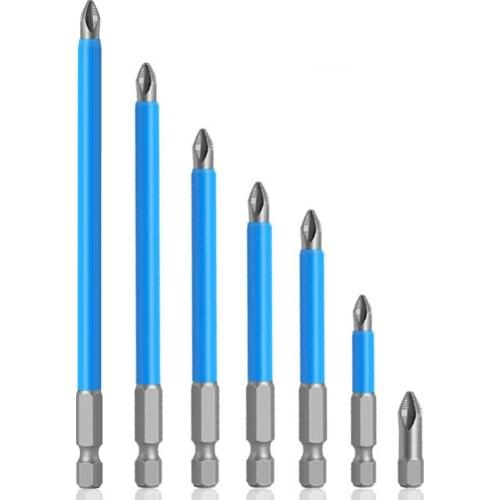 Cross Non-slip Drill Bits Batch Head PH2 Strong Magnetic Wind Batch Screwdriver Head Bits Tool Suitable For Manual Screwdriver