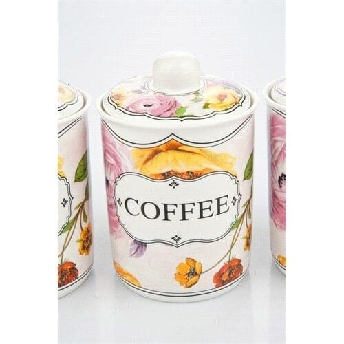The Mia Rose Garden Jar Set-3 Pcs