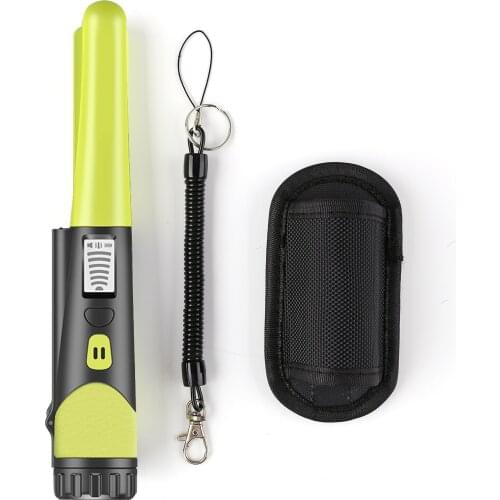 New Upgrade Handheld Pinpointer Metal Detector Pinpoint Metal Finder waterproof Hand Held Gold Detector Treasure Hunter Yellow