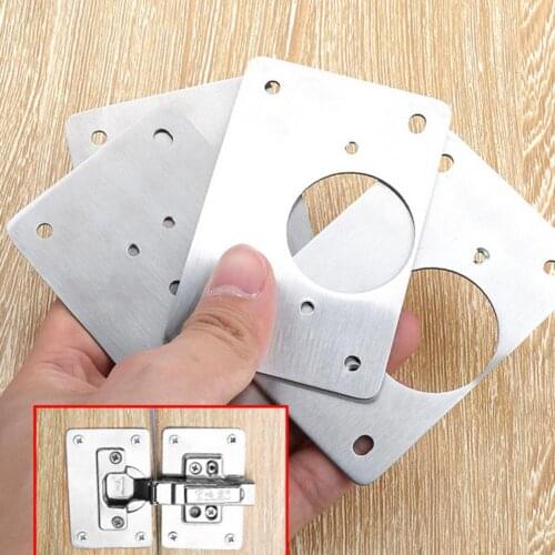 Hinge Repair Panel Stable High Strength Cabinet Hardware Rust Resistant Hinge Repair Plate for Window