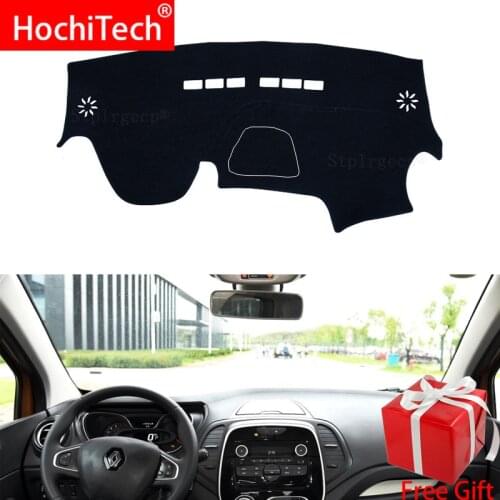 Car Dashboard Avoid Light Pad Instrument Platform Desk Cover Mats Carpets for Renault Captur 2013~2018 Samsung QM3