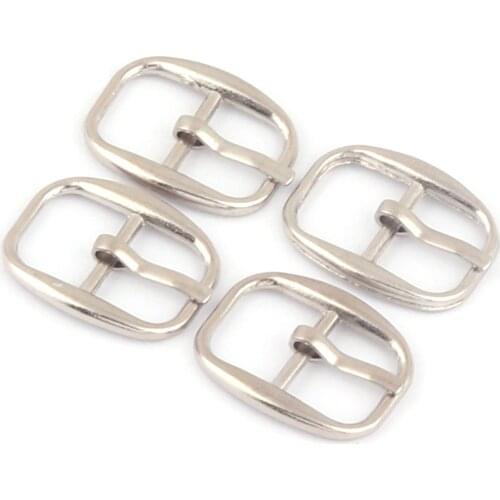 Silver pin buckle Center Bar Buckle 10pcs 10mm Slide Buckle suspender adjustable slide buckle slide adjusters Movable Center Bar