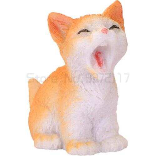 Cat Silicone Mold Chocolate Polymer Plaster Soap Wax Resin Mould Animal