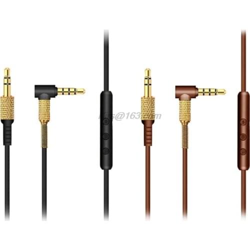 Replacement Audio Cable for Marshall Major II Monitor MID Headphones Cord with Mic & Volume Control Remote