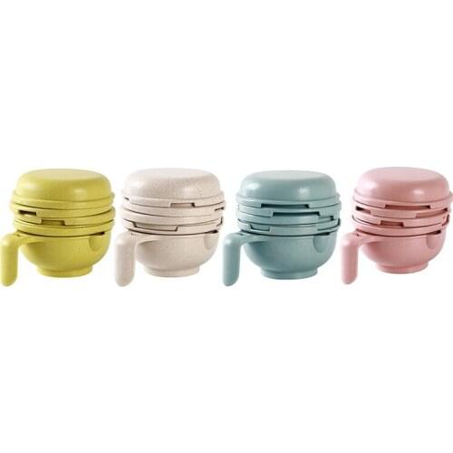 Straw Baby Food Supplement Grinder Manual Food Grinding Bowl Baby Puree Food Machine Tool Set Multifunction