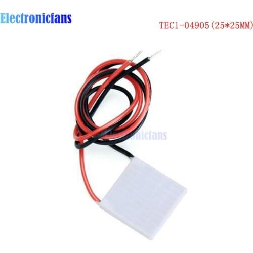TEC1-04905 TEC1 04905 DC 5V Thermoelectric Cooler Peltier Heatsink Thermoelectric Cooling Plate 25*25mm Peltier Elemente Module