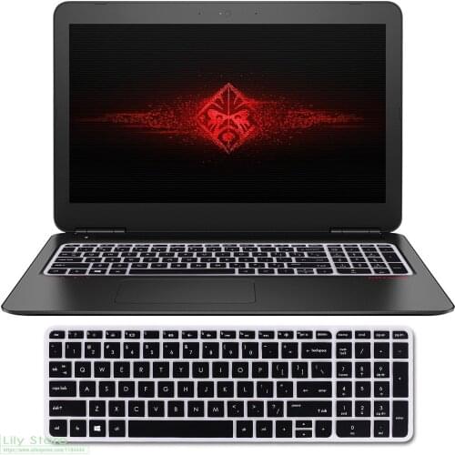 17'' 17.3'' Silicone Keyboard Protector cover for 2016 2017 HP Pavilion 17 OMEN 17t ENVY 17z m7-n m7 17t-n 17-s series