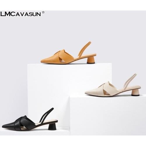 LMCAVASUN Women High Heels Sandals Women Thin Heel Pointed Pumps Ladies Sexy Party Wedding Lace Up Shoes