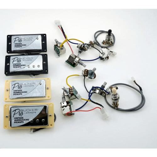 Guitar Pickups LP Standard Pro Bucker Vintage Electric Guitar Alnico Humbucker Pickups with Pro Wiring Harness For EPI