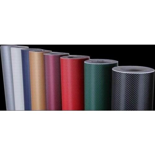 1.52mx50cm Thicken with Air Guide High Quality Carbon Fiber Wrap Roll Sticker Foil For Car Motorcycle Parts Mobile Phone Laptop