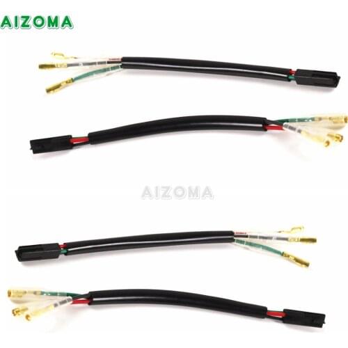 4x Motorcycles Turn Signal Light 3 Pin Wire Adapter Plug Connector Lead For Honda CBR 600RR Honda CBR 1000RR 2003-2014