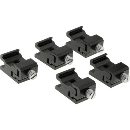 5pcs Hot Shoe Flash Stand Adapter with 1/4" Tripod Screw for Digital Cameras