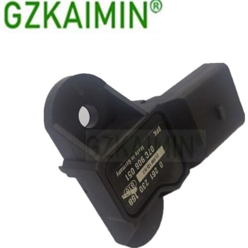 0261230168 INTAKE MANIFOLD PRESSURE SENSOR MAP OEM 0261230167 07C906051 07C906051 For Bentley Continental Flying Spur For VW Eos