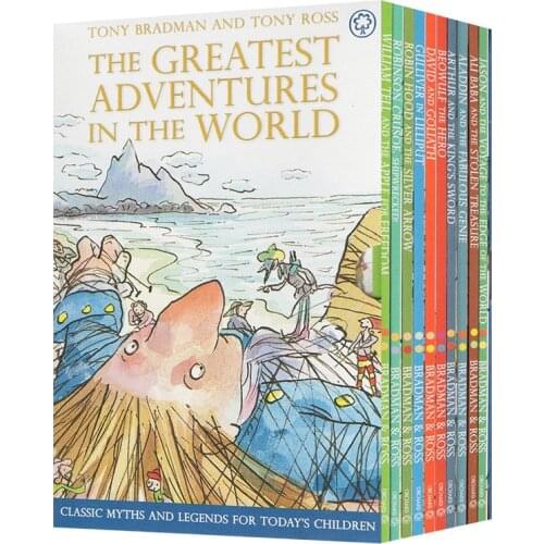10 Books Greatest Adventures in the World Childrens Picture English Comic Novel Fiction Reading Kids Gift