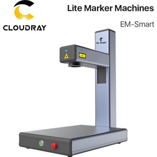 Cloudray Hot Selling EM-Smart 20W Fiber Laser Intelligent Lite Marking Machine for DIY Metal Stainless Steel Free Shipping DHL