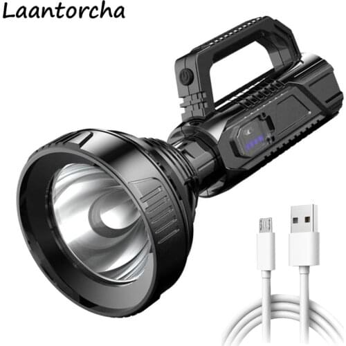 High power led flashlights USB Rechargeable Powerful flashlight Waterproof Ultra Bright torch Outdoor Camping Huntin Flashlight