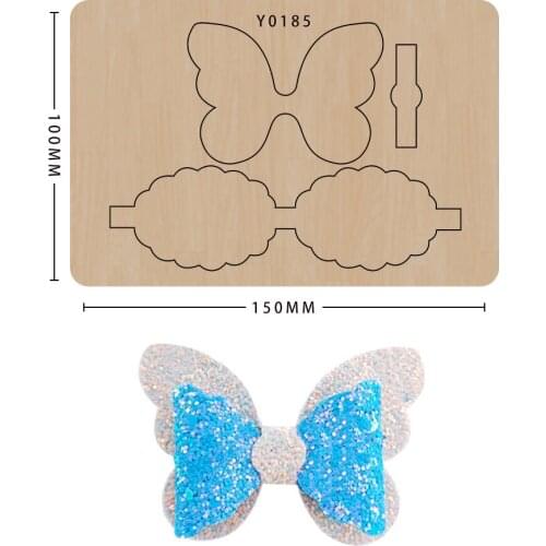 Lace Bow Scrapbook Wooden Mold Leather Mold Die-cut Handmade Crafts Suitable For Common Big Shot And Sizzix Machines