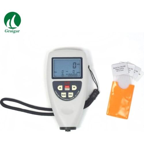 AC-110B Plastic Paint Coating Thickness Gauge Statistical Type 99 Readings Memory