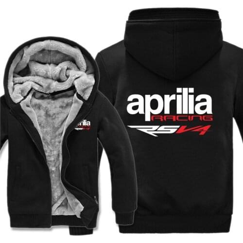 2021 Aprilia Racing RSV4 Hoodies Winter Hoodie Men Thicken Wool Warm RSV4 Sweatshirts