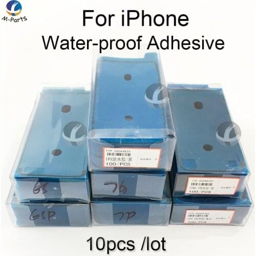 10pcs Waterproof Sticker For iPhone SE2 11 Pro 6 6S 7 8 Plus X XS Max XR LCD Display Frame Bezel Seal Tape Glue Adhesive Repair