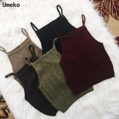 2020 New Summer Solid Sexy Crop Top Sling Sleeveless vintage High Street Women Tank Top Spaghetti Strap Top Short Street Style