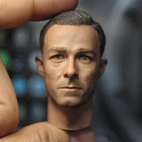 1/6 Scale Armour Officer Peiper Male Head Model for 12''Figures Body