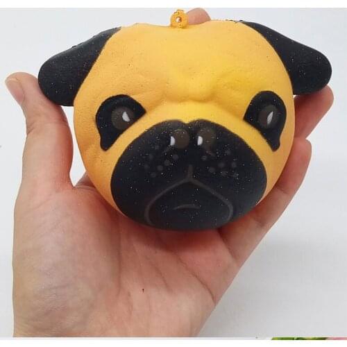 1Pc Kawaii Dog Face Bread Soft Slow Rising PU Toys Adult Stress Relief Squeeze Toys Children Kid Squishes Soft Scented Toy Gifts
