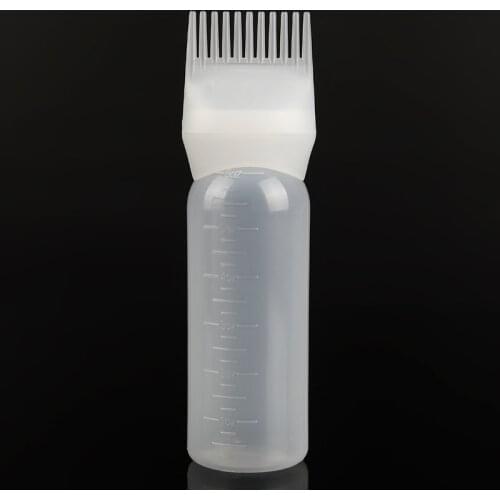 1PC Professional Hot Hair Dye Bottle Applicator Brush Dispensing Salon Hair Coloring Dyeing Hair Dry Cleaning Bottle for Girls