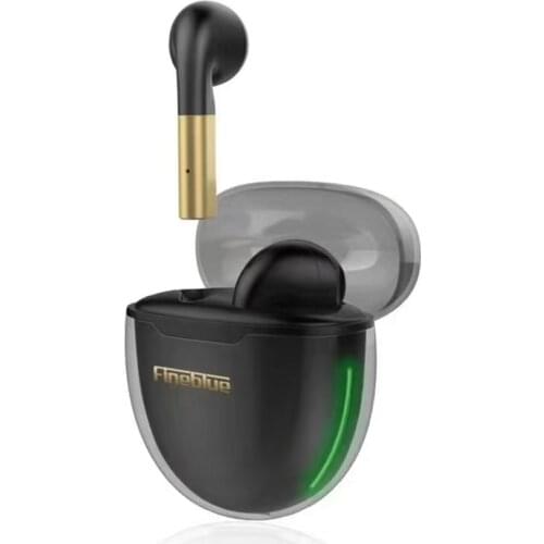 Fineblue Original F22 TWS Wireless Bluetooth Earphone Type-C Headset Fingerprint Touch Control New Design Bluetooth5.1 Headphone