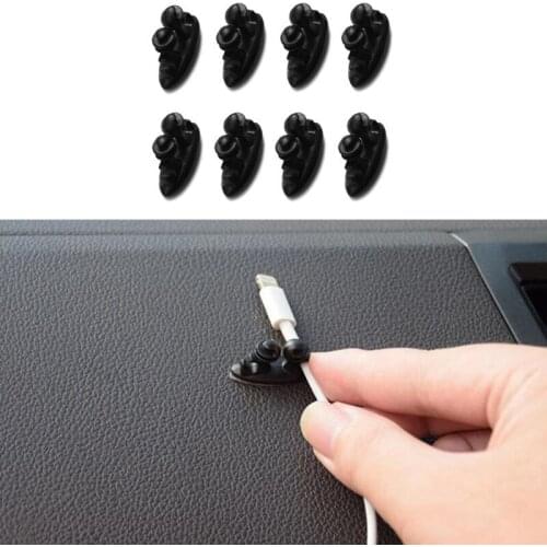 8pcs universal Multifunction Wire Clip car charger clip for Volkswagen VW Golf 4 6 7 GTI Tiguan Passat B5 B6 B7 CC