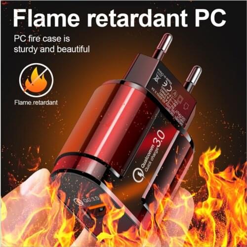 Quick Charge 3.0 Fast Usb Charger QC3.0 Wall Mobile Phone Charger for Samsung A50 Xiaomi Mi 9 Tablet iPad EU QC Fast Charging