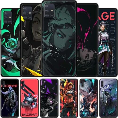 Cool Valorant Phone Case For Samsung Galaxy A50 A50s A60 A70 A70s A80 A90 5G A7 A9 A10 A10e A20 A20e A20s A30 Cover Coque Shell