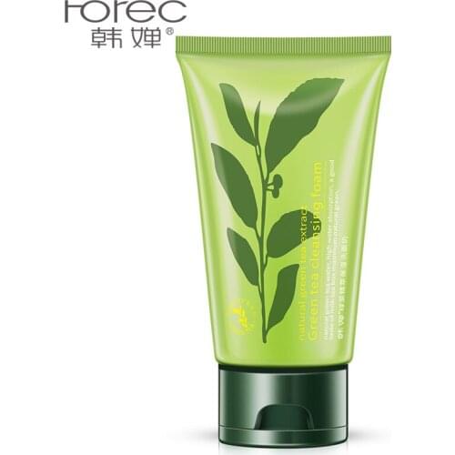 Horec Green tea plant quintessence moisturizing cleansing foam cleanser nourishes the pore filling water