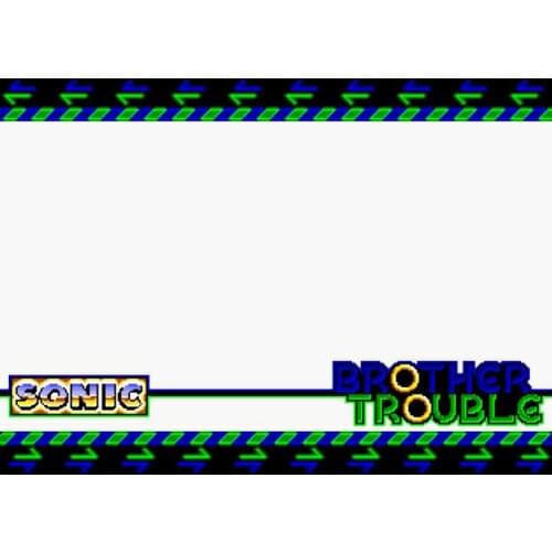 Sonic Brother Trouble 16 Bit MD Game Card For Sega Mega Drive For Genesis