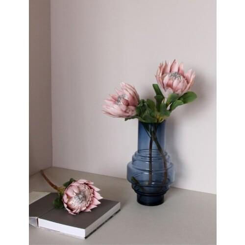 GY Ba Wang Hua Simulation Bouquet Decoration Living Room Dining Table Large Floor Fake Flower Furnishings Light Luxury