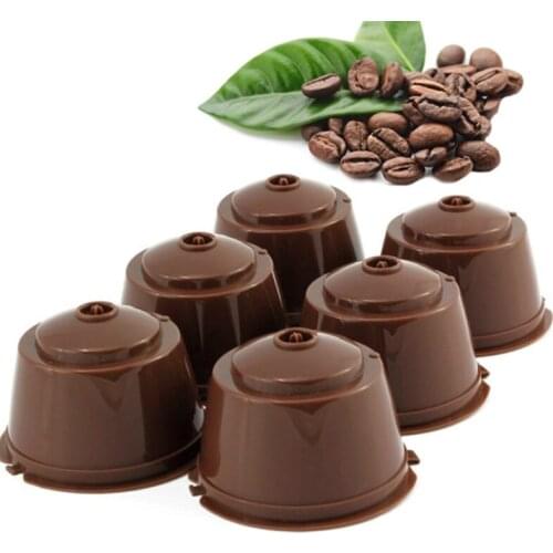 10PCS Refillable Coffee Capsules for DOLCE GUSTO Coffee Pods Reusable Coffee Filter Plastic High Quality
