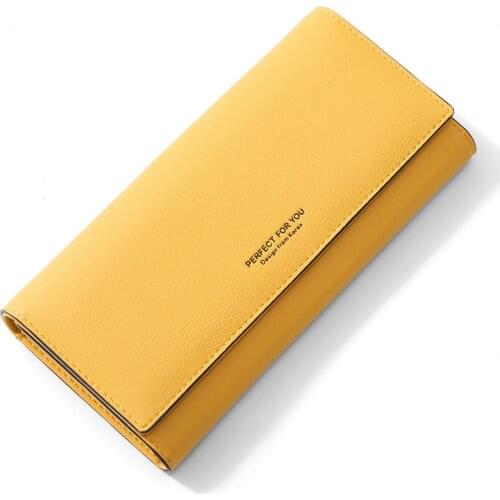 Fashion Colorful Women Long Wallet Clutch Many Departments Phone Pocket Card Holder Purse Ladies Leather Wallet Female Carteras