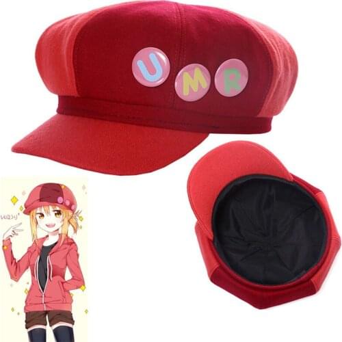 Red NEW Himouto! Umaru-Chan Cosplay Cap Umaru Doma Fashionable Octagonal Leisure Hat