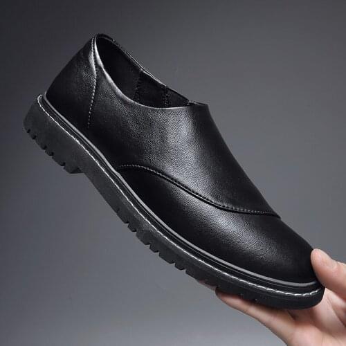 Men Casual Shoes Luxury Brand Genuine Leather Mens Loafers Moccasins 2020 Slip on Fashion Sneakers Men Shoes