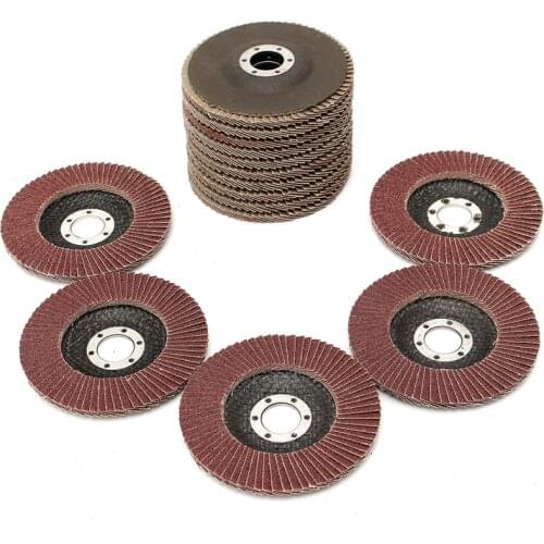 15Pcs/Set Professional Flap Discs 115mm 4.5 Inch Sanding Wheels Discs 40/60/80 Grit Grinding Wheels Blades For Angle Grinder