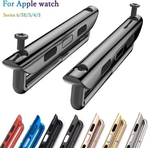 Adapter Connector For Apple Watch series 6 SE 5 4 3 2 band 44mm 40mm For iwatch band 42mm 38mm Simple accessories Tool Wholesale