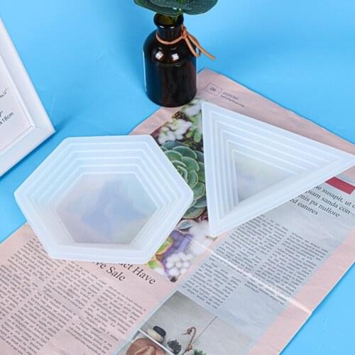 Step Tray Epoxy Resin Mold Storage Box Jewelry Holder Casting Silicone Mould DIY Crafts Ornaments Making Tools