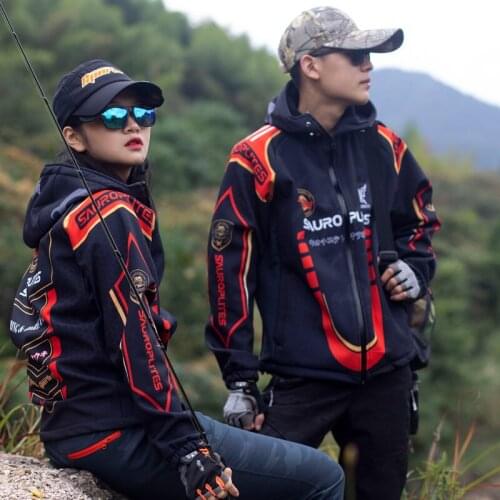 Special Super Waterproof Fleece Jacket Professional Couple Fishing Clothes Winter Warm Hooded Top Unisex Hiking Cold Windproof
