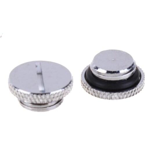 VODOOL 2Pcs G1/4" Thread Stopper Low Profile Plug For PC Water Cooling Radiator Reservoir Computer Water Tank Plugs Accessories