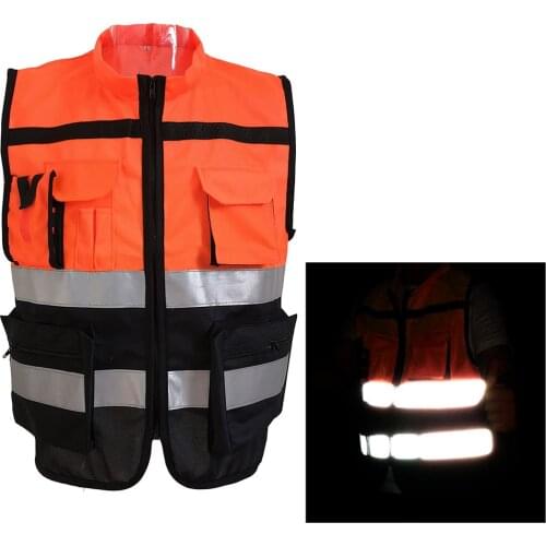 Safety Vest Reflective Vest Outdoor Equipment 1PC Supplies Cycling Working Clothes Jacket Reflective Safety Clothing